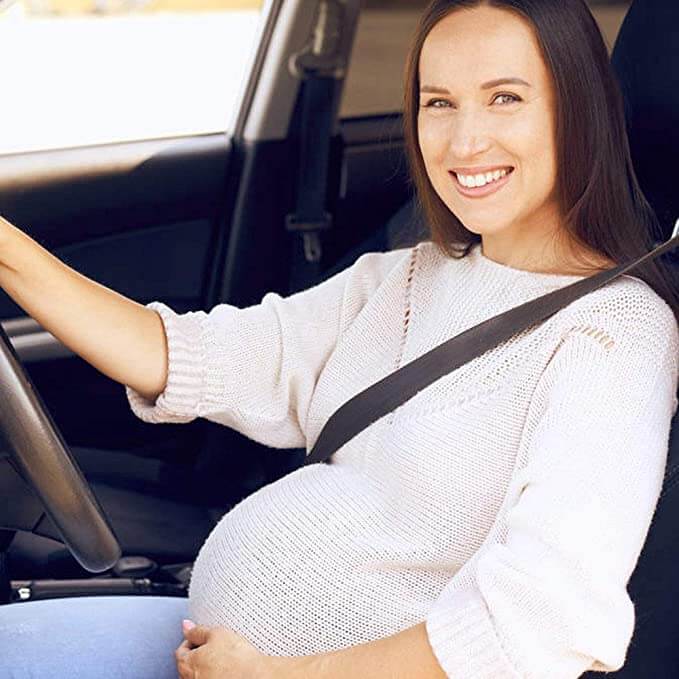 Zuwit schwangere Auto Sicherheits gurt Einsteller Komfort und Sicherheit  für Mutterschaft Mütter Bauch schützen ungeborene Baby Schwangerschaft  fahren